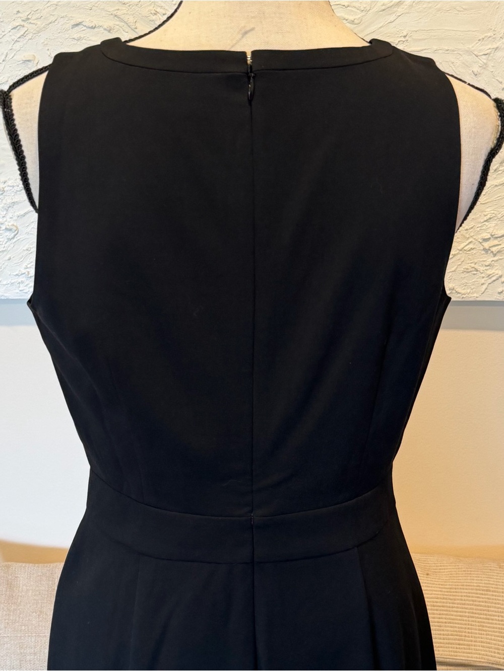 J. Crew Sheath Suiting Dress Four-Season Sleeveless Stretch Black Sz 4 NWOT - Picture 7 of 12